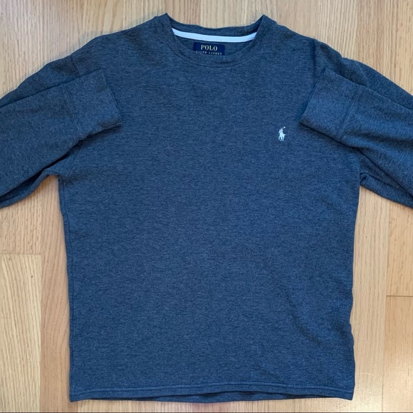 Ralph Lauren Men's Waffle Knit Crew Neck - Picture 2 of 4